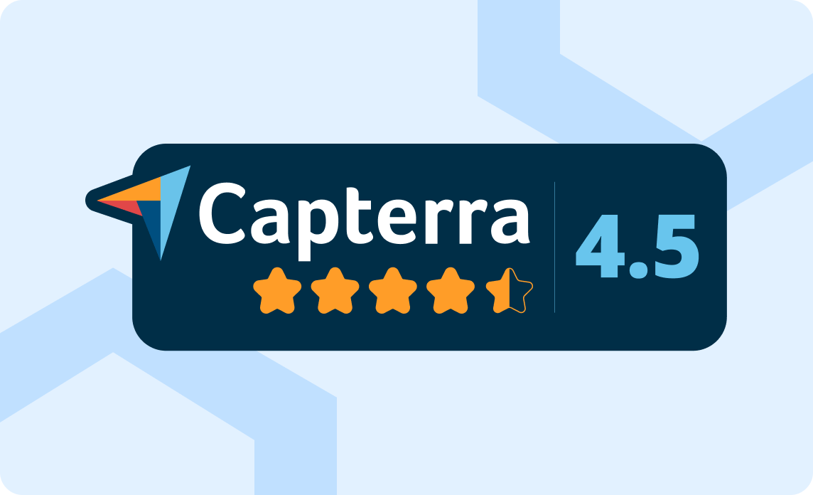 Capterra, rated 4.5 out of 5