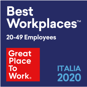Best Workplaces, 20-49 Employees category, Italia 2020