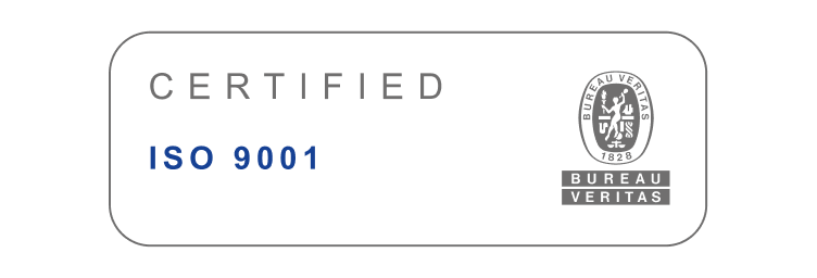 Certified ISO 9001